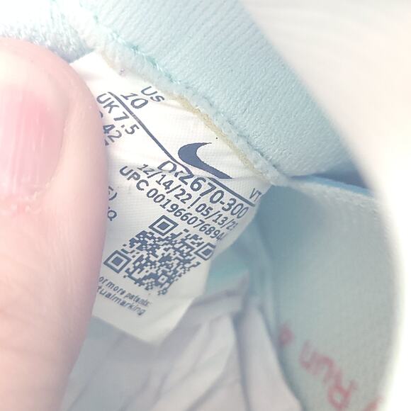 NIKE REACTX INFINITY RUN 4 Teal JADE ICE Running DR2670-300 women's size 10 - Picture 10 of 10